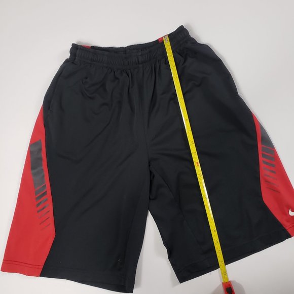 Nike Fit Mens XL Black Red Activewear Shorts - Picture 7 of 8